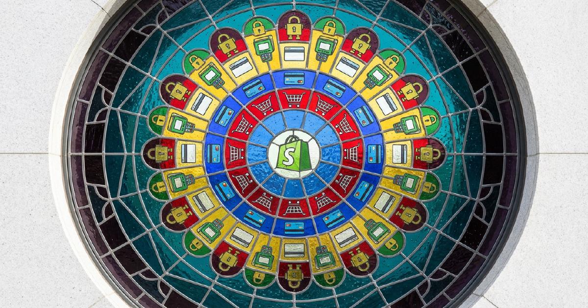 Stained glass kaleidoscope pattern representing the fragmented checkout flows created by Storebot-Google and GPTBot on a Shopify store