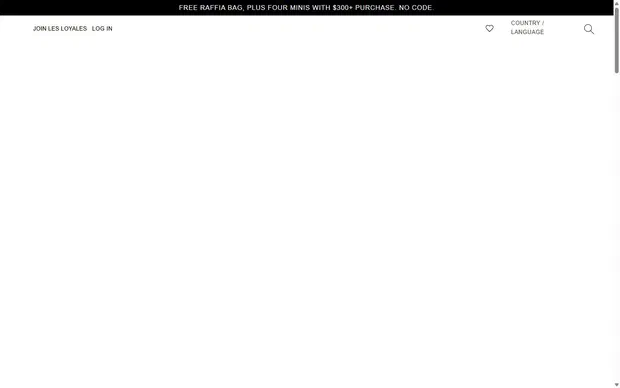 Chantecaille homepage on desktop, Shopify luxury beauty storefront captured at 1440 x 900
