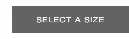 Donna Karan add to cart button photographed on its product page, reading Select a Size, #636363 on #ffffff