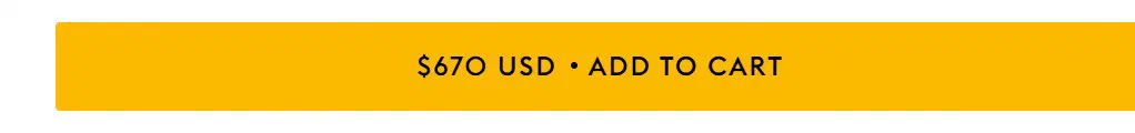 Fauré Le Page add to cart button photographed on its product page, reading $670 USD • Add to cart, #fbba00 on #ffffff