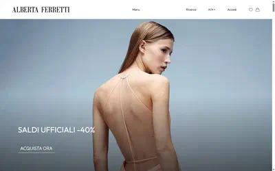 Philosophy di Lorenzo Serafini homepage on desktop, Shopify luxury fashion storefront captured at 1440 x 900